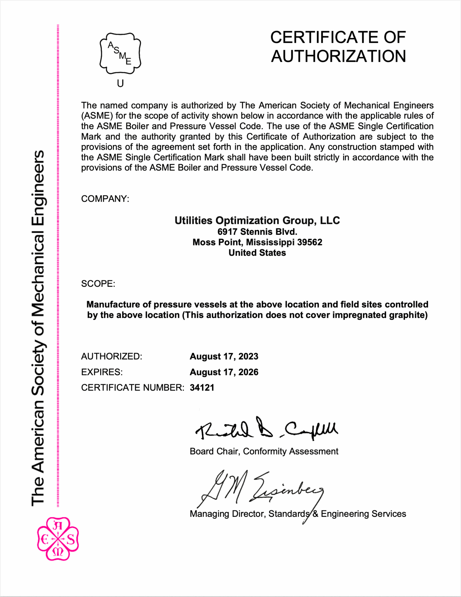 asme MS